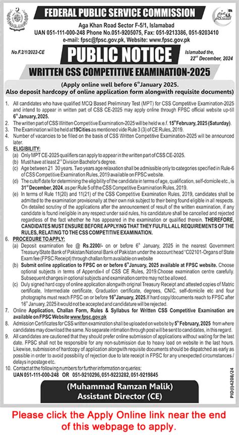 Image result for CSS Exam Application Form