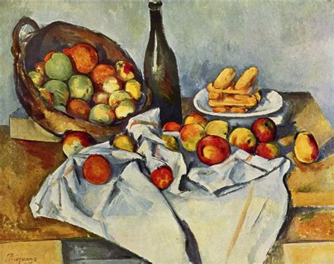 Paul Cézanne – Natureza morta com cesta de maçãs (1893-1895) | A semente da ruptura - Imagem: Reprodução