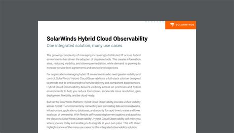 SolarWinds Cloud 的图像结果