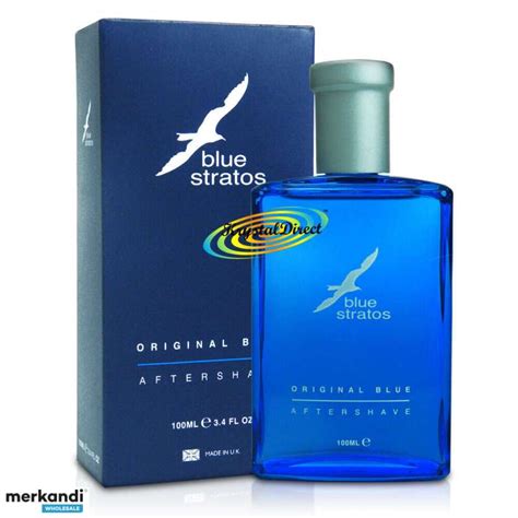 Blue Stratos Original Blue After Shave Lotion for Men Fragrance 100ml ...