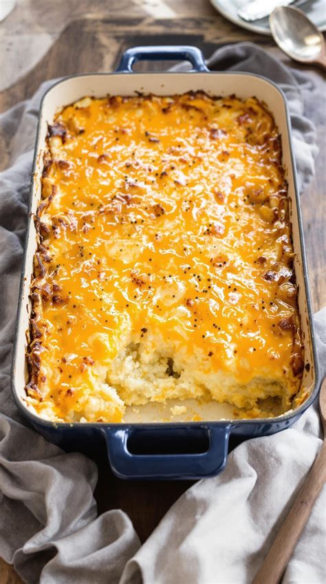 Cheesy Funeral Potatoes Recipe With Hash Browns - All Good Recipes