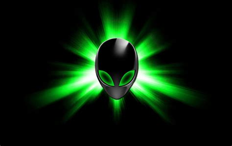 Green Alienware Desktop Background / Alienware, games, abstract, logo ...