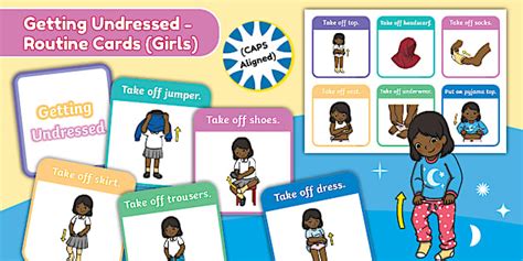Foundation Phase - Getting Undressed Routine Cards