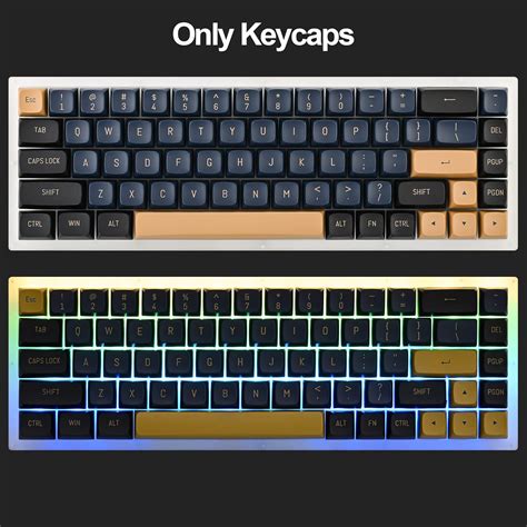 Buy Fogruaden PBT Blue Samurai Keycaps, 163 Keycap Set Double Shot ...