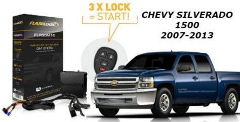 Flashlogic Remote Start for Chevy Silverado 1500 2007-2013 Plug N Play ...