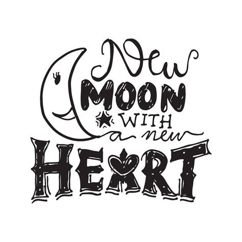 5 Ace new moon with new heart Sticker Poster|Night Moon poster|Nature ...