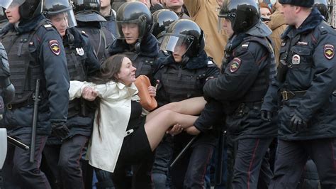 Russia promises crackdown after large protest