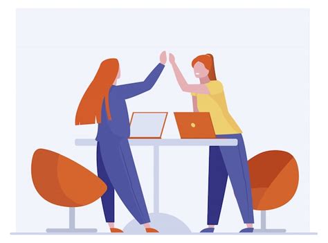 Geschäftskollegen feiern Erfolg | Kostenlose Vektor