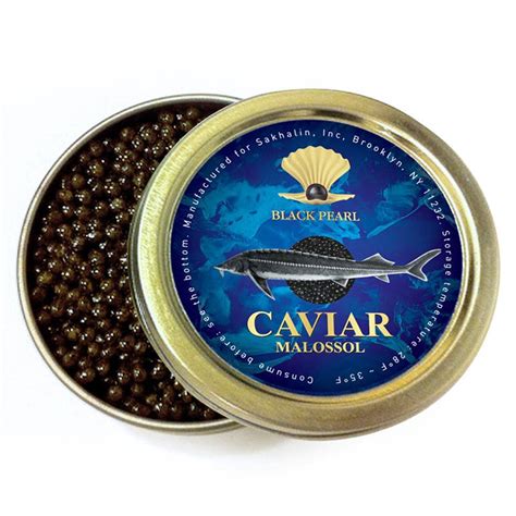 Kaluga Amur Sturgeon (Black) Caviar for Sale: 100g (3oz) 250g (8.8oz ...