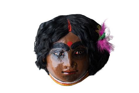 Buy Tribal Couple Chhau Masks | Traditional Indian masks for sale