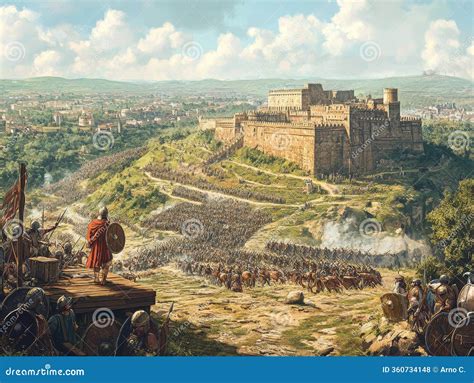 The Siege of Alesia, 52 BC: Caesar S Legendary Victory Unfolds Stock ...