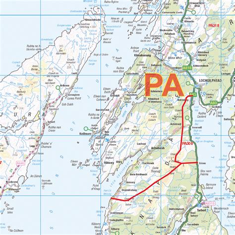 Image result for PA Postcode Map
