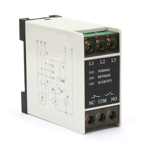 Buy Omabeta 3-Phase Voltage Phase Protective Relay Phase Sequence Relay ...