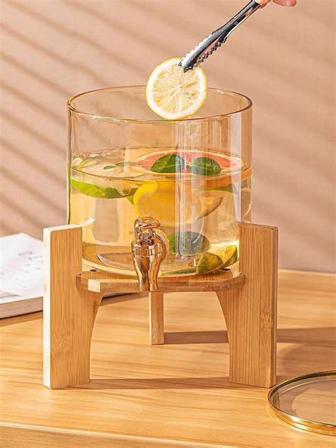 AM5391 Shine Max Glass Juice Dispenser - Gold, 2.6L – Amd-Deodap