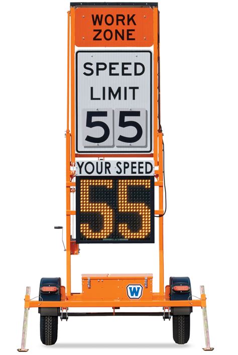 Folding Frame Radar-Speed Trailers - Wanco Inc.