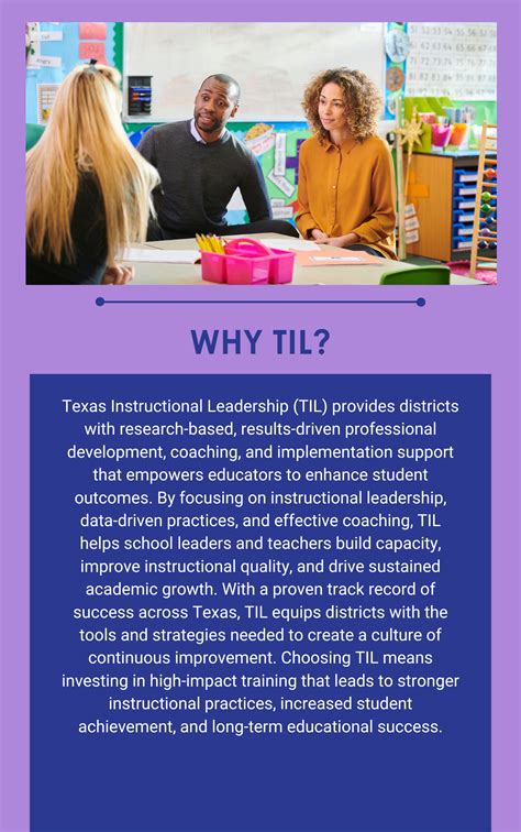 Texas Instructional Leadership | Region 10 Education Service Center