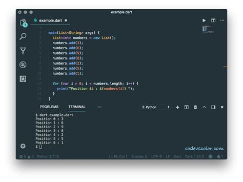 Dart Programming Lists 的图像结果