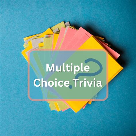 Image result for Multiple Choice Trivia Questions