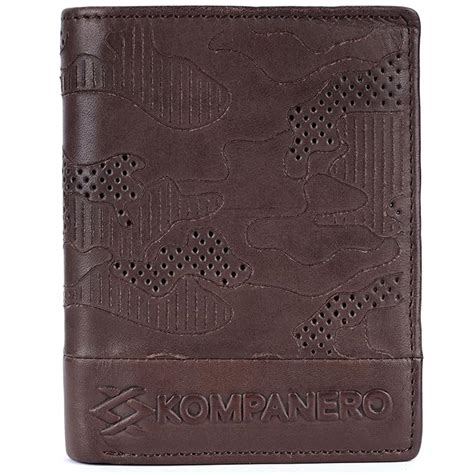Buy KOMPANERO Genuine Leather Wallet (C-13224-DARK Brown) at Amazon.in