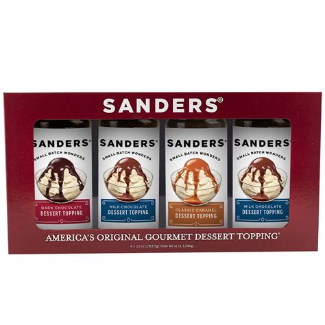 Amazon.com: Sanders Hot Fudge Sauce and Gourmet Dessert Topping and Ice ...