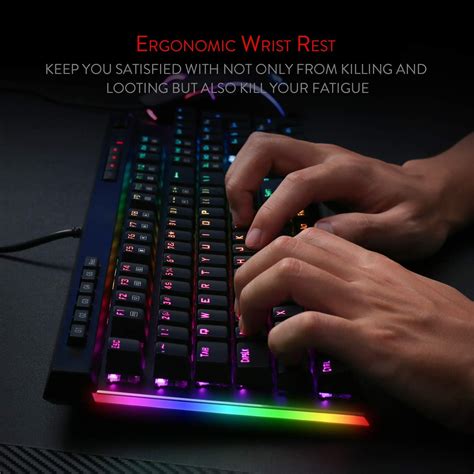 Buy Redragon K580 VATA RGB LED Backlit Mechanical Gaming Keyboard with ...