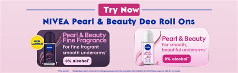 Nivea Women Deodorant Roll On Pearl & Beauty Radiance 50 Ml | For ...