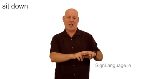 Image result for Sign Language for Sit
