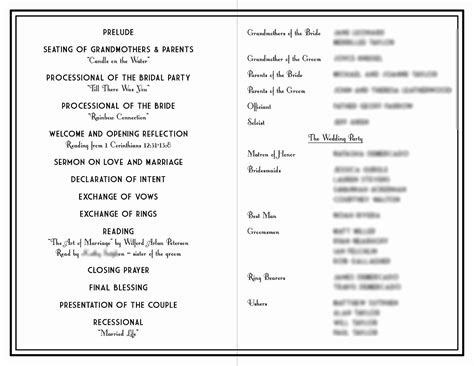 Theater Program Template 的图像结果