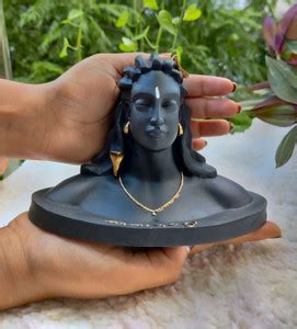 Handicraft Hub Adiyogi Shiva Idol for Home Decor Gift & Puja Car ...