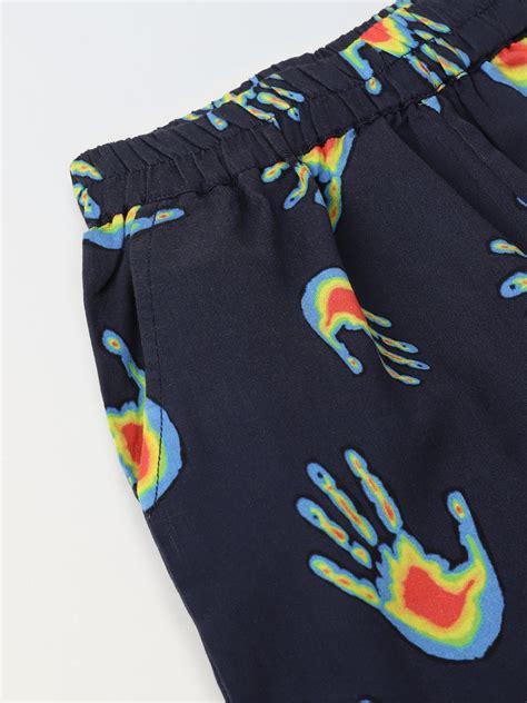 Navy Handprint Co-Ord Set-Boy – Spunkies