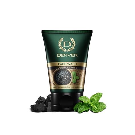 DENVER Deep Cleanse With Activated Charcoal & Mint Face Wash - 100GM ...