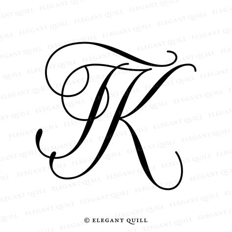 Letter K Calligraphy - Letter K Calligraphy