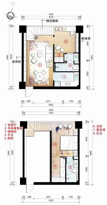 40平loft平面图,50平loft平面图 - 伤感说说吧