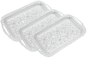 Madhuli Rectangle Shape Serving Tray Multipurpose Traditional Design ...