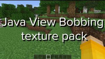 Java View Bobbing Minecraft Bedrock 的图像结果