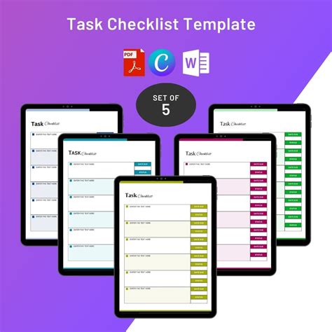 Task Checklist 的图像结果