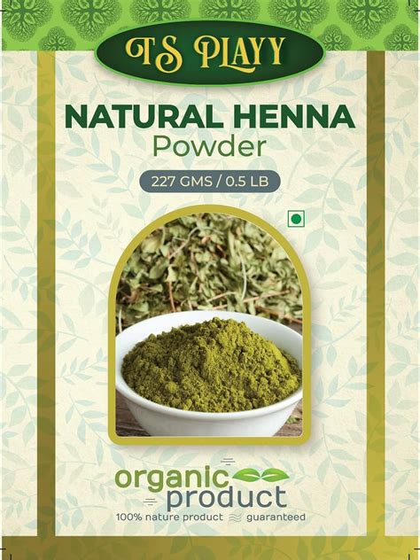 Buy TS Playy Presents "Herbal Henna Powder - 227g Enriched with ...
