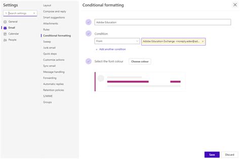 Image result for Conditional Formatting Emails Outlook