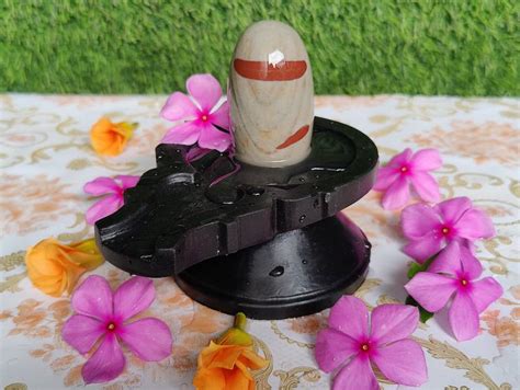Shivam Vastu Kala Shivling Art Tilak Narmada Shivling Narmadeshwar ...
