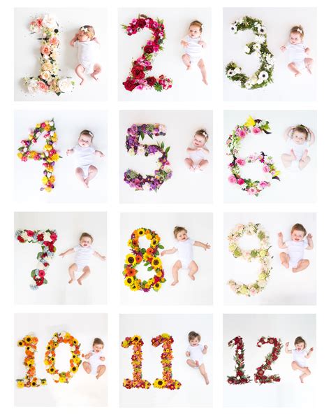 Monthly photo ideas for baby! | Monthly baby pictures, Monthly baby ...