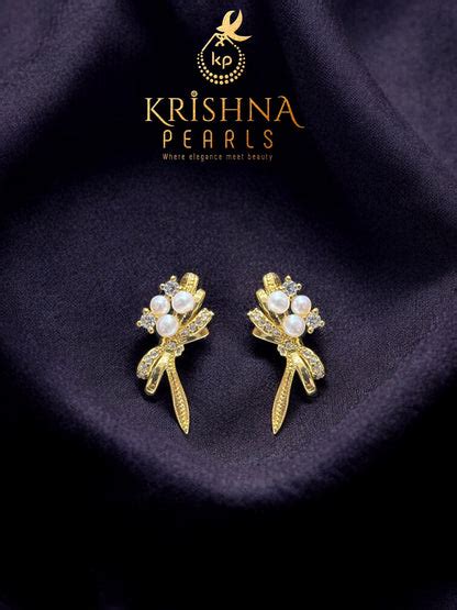 Celestial Bouquet Pearls Studded Earrings – Sri Krishna Pearls