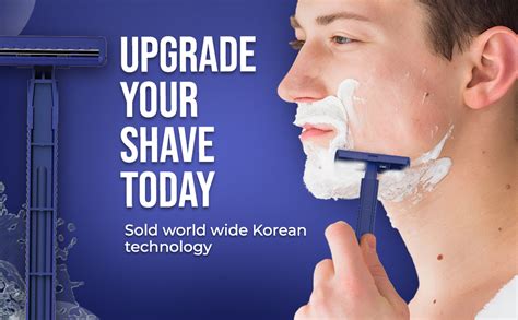 Dorco TD708 Disposable Shaving Razors for Men | Twin blade technology ...