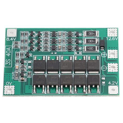REES52 12V 3S PCB, BMS Protection Board, BMS 3s, 3s 12v 40a Lithium ...