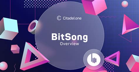 BitSong — blockchain music service — Teletype