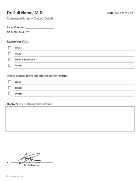 Image result for How to Get a Doctors Note