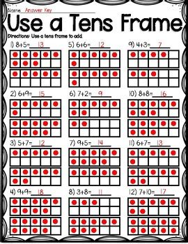 Using Ten Frames to Complete Addition Problems 的图像结果
