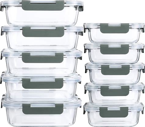Image result for Stackable Glass Food Storage Containers