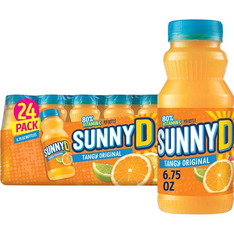 Sunny D Nutrition Label