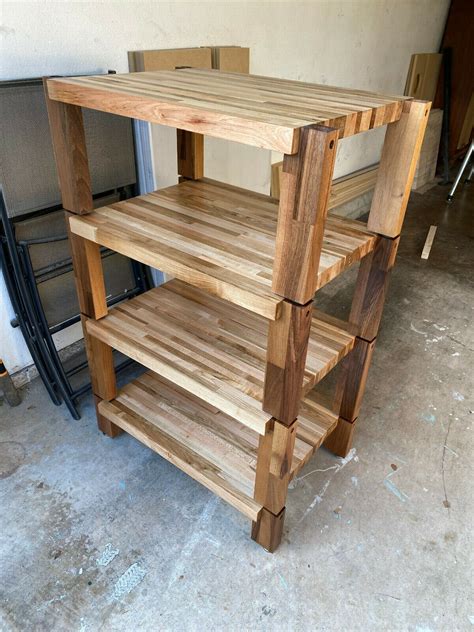 Buy Custom Stackable Shelves Audio Rack Stereo, TV, Amp Stands Online ...