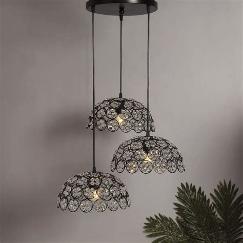 Homesake ® 60W 3-Lights Round Cluster Hemisphere Chandelier Quad ...